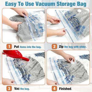 10 <b>Small</b> Space-Saving Vacuum Storage Bags with Hand <b>Pump</b> for Clothing Travel and Home Organization - Product Image 2