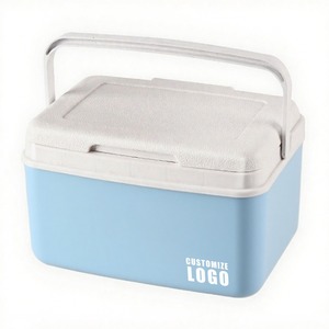 Nevera portátil para camping, bolsa de hielo, bloque de cristal de hielo, caja de conservación de frescura, cubo pequeño móvil para coche comercial o puesto. - Product Image 4