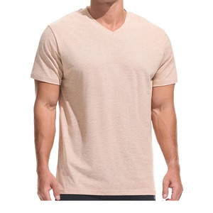 Camiseta de Manga Corta para Hombre, Estilo Básico, Color Sólido, Prenda Superior de Media Manga, Cuello Redondo - Product Image 1