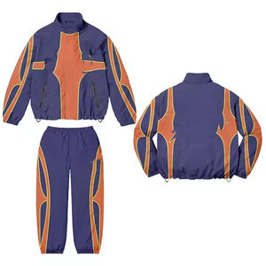 Nouvelle Arrivée 2026 – Survêtements Coupe-Vent Décontractés en Nylon Uni avec Logo Personnalisé, Design 2-en-1, Légers et Séchage Rapide, Unisexe - Product Image 1