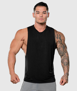 Chaleco de Verano para Hombre, Venta al Por Mayor del Fabricante, Holgado, Sin Mangas, Tejido, 100% Algodón, Logotipo Personalizado en la Parte Delantera, Camisetas sin Mangas, Transpirable, de Secado Rápido - Product Image 4