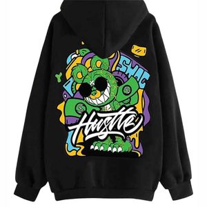 Sudaderas con capucha casuales de talla grande para mujer, OEM, logotipo personalizado, forro polar, color sólido, anti-pilling, transpirables. - Product Image 1