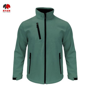Veste softshell sur mesure pour homme avec logo personnalisé, design ODM, motif uni, Ryan Pro Gear - Product Image 4