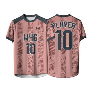 Camisetas de Fútbol para Hombre al por Mayor, de Secado Rápido, Transpirables, 100% Poliéster, con Logotipo Personalizado, Nombres de Equipos y Números Impresos - Product Image 6