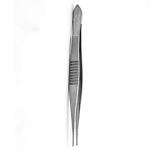 Forceps ophtalmiques droits dentelés, petit instrument chirurgical en acier inoxydable pour la chirurgie oculaire de précision, rétine - Product Image 3