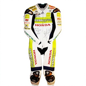 Traje de Motociclismo James Toseland Zonda de 1 Pieza en Cuero Vacuno/Canguro para Pista/Conducción, para Motociclistas Profesionales - Product Image 1