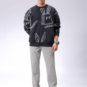 Sweat-shirt d'hiver pour homme de haute qualité à prix abordable, col rond, sur mesure, 100% coton, écologique et respirant, manches longues - Product Image 1