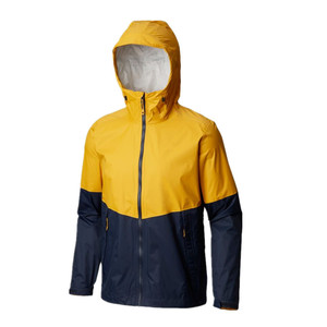 Running Men Windbreaker <b>Jacket</b> hooded zip-up slim fit windproof water resistant breathable quick dry nylon casual sporty look - Product Image 5