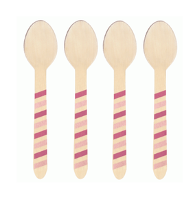 Articles de fête : Couverts en bois colorés et imprimés – Qualité supérieure et produit le plus vendu - Product Image 3