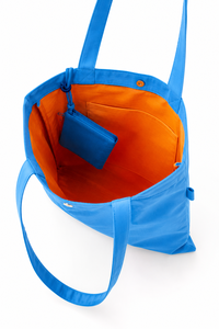 Sac fourre-tout en toile verte avec pochette zippée et poignée d'épaule pour le shopping et les affaires - Product Image 5