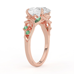 แหวนทองคำ 14K 18K สีเหลือง ประดับเพชร Toi Et Moi ทรงลูกแพร์ สองเม็ด แบบเปิดวงแหวน ตัวเรือนแบบเบเซลเซ็ต ดีไซน์ไม่สมมาตร สำหรับเป็นแหวนหมั้น - Product Image 4