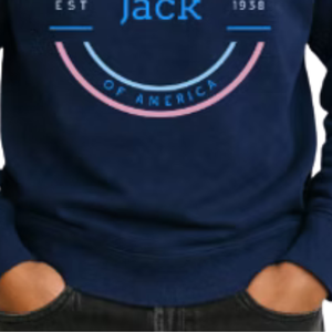 เสื้อสเวตเชิ้ตเด็กผู้ชายสีน้ำเงินเข้มลายตัวอักษรสำหรับครอบครัว เสื้อแขนยาวลำลอง สวมใส่สบายทุกวัน เสื้อผ้าสไตล์ไลฟ์สไตล์ - Product Image 6