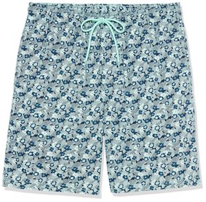 Shorts slim pour homme 100% coton imprimé numériquement, taille élastique, respirant, séchage rapide, écologique, anti-plis, style décontracté - Product Image 1