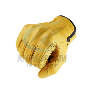 Nouveaux gants de moto de course en cuir de vache véritable, respirants et antidérapants pour l'extérieur - Product Image 3