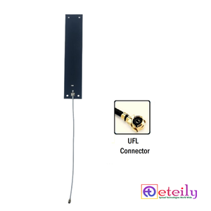 ETEILY ET-5G14PC-5L10CP52-U เสาอากาศภายใน PCB แบบมุมฉากแนวตั้ง 5G 14dBI พร้อมสายเคเบิลขนาด 1.13 มม. (ยาว 10 ซม.) + ขั้วต่อ UFL - Product Image 1