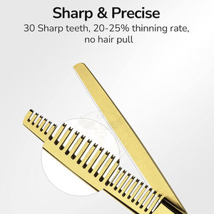 Ciseaux de coiffure professionnels de haute qualité en acier inoxydable, légers, vente en gros, ciseaux de salon fabriqués au Pakistan - Product Image 4