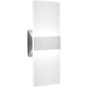 Applique da Parete Moderna ChangM in Acrilico con LED 12W Luce Bianca Fredda 6000K per Camera da Letto, Corridoio, Scale, Bagno, Illuminazione Interna - Product Image 1