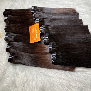 Extensiones de cabello lacio de hueso de trama negra Natural de cabello humano vietnamita de fábrica al por mayor superior longitud 10 12 "grado 12A disponible - Product Image 3
