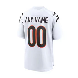 Nouveauté, maillot de football américain de haute qualité, manches courtes, taille plus, respirant, 100% polyester, personnalisable, antibactérien - Product Image 3