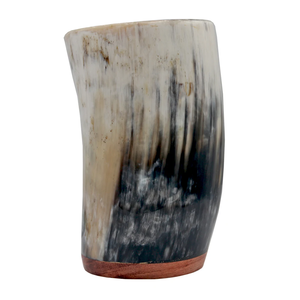 Vaso de Cuerno de Búfalo Auténtico Tallado a Mano, Exótico, para Servir, Vaso de Cuerno de Vaca, Elección del Bartender, Vaso Real para Beber, Grabado con Láser - Product Image 1