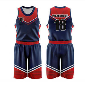 Best Quality Sleeveless Quick Dry Basketball Jersey for Adult <b>Men</b> Sublimated Polyester/Nylon Material Team Name Pattern - Product Image 5