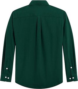 Chemise Oxford Homme Uni Décontractée à Col Boutonné Manches Longues avec Poche 2026 Vanguard Executive Edition - Product Image 3