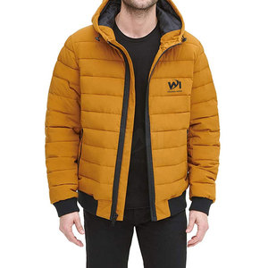 New Arrival Full Zipper Puffer <b>Jacket</b> For <b>Men</b> Slim Fit Private Label Best Selling <b>Men</b> Puffer <b>Jacket</b> - Product Image 4