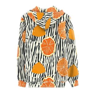 Sudadera con Capucha Sublimada para Mujer, Diseño Moderno, Mezcla de Algodón, Transpirable, Calidad Profesional, Colorida y Elegante - Product Image 5