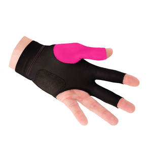 Mens Billiards Playing Glove Quick Dry Breathable Stretch Fabric Three Finger Design For Professional Cue Control - Product Image 4