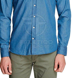 เสื้อเชิ้ตยีนส์ผู้ชายคุณภาพสูง ขายดี ระบายอากาศได้ดี กันน้ำ ใช้ได้ทุกวัน ราคาสมเหตุสมผล ขายดีออนไลน์ - Product Image 5