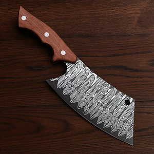 HandForged Cleaver <b>Knife</b> Damascus Steel Chinese Chef Professional Butcher <b>Sharp</b> Meat Vegetable <b>Kitchen</b> <b>Knife</b> Eco-Friendly - Product Image 4