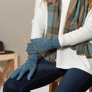 Durable Leather Winter Outdoor Casual Waterproof Touchscreen Fashion <b>Gloves</b>-Best Selling in Stock - Product Image 2