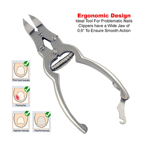 Cortauñas de Podología de Doble Acción MARI INSTRUMENTS, Acero Inoxidable de Grado Quirúrgico, Cortauñas de Pedicura de Alta Resistencia - Product Image 2