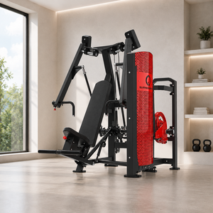 Machine de musculation multifonctionnelle QLI FITNESS pour la maison, avec pile de poids de 160 kg, construction en acier, réglable, exercices complets - Product Image 1