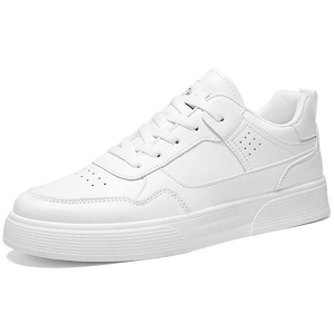 Zapatillas Deportivas Unisex de Piel Sintética Blanca, Zapatos Casuales de Primavera para Caminar, Ligeros, con Entresuela de EVA y Suela de Goma - Product Image 1