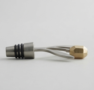 Bouchon de bouteille en acier inoxydable finition argentée, attrayant, pour fabricants et fournisseurs - Product Image 2