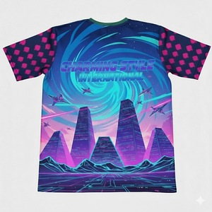 Camisetas Personalizadas para Niños, Ropa Deportiva Informal con Estampado Digital 3D, Cuello Redondo y Manga Corta - Product Image 2