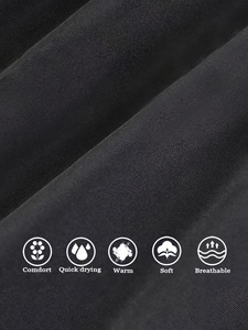 Conjunto de Ropa Interior de Compresión para Hombre, Camiseta de Manga Larga y Pantalones Negros, Transpirables, de Secado Rápido, Ropa Deportiva para Gimnasio y Entrenamiento - Product Image 4