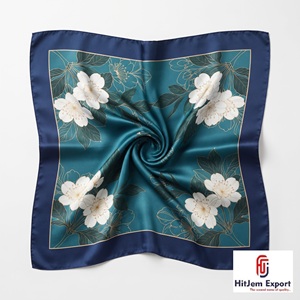 High Quality Custom Printed Square <b>Scarf</b> Soft Lightweight Silk Feel Fabric Fashion Accessories Bulk OEM ODM Manufacturer - Product Image 6