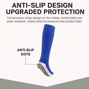 <b>Knee</b> <b>High</b> Soccer <b>Socks</b> Striped Breathable Knitted Spandex Polyester Adults Summer Football Sport Wear - Product Image 4