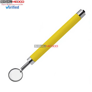 Premium Dental Mouth <b>Mirror</b> <b>LED</b> Light Silver Handle German Stainless Steel Ergonomic Manual Oral Examination Diagnostic <b>Mirror</b> - Product Image 5