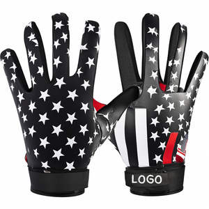 Nuevos Guantes Profesionales de Fútbol Americano para Jóvenes, Rendimiento Mejorado, Palma Adhesiva, Ligeros, de Látex y Cuero, con Pantalla Táctil - Product Image 3