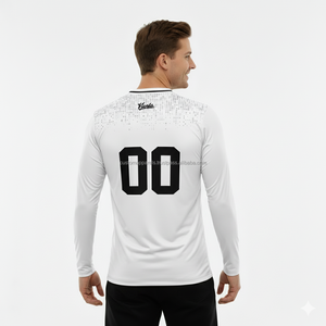 Elegante ropa personalizada Camisetas de manga larga Impresión personalizada Pedidos al por mayor a granel para hombres y mujeres - Product Image 4