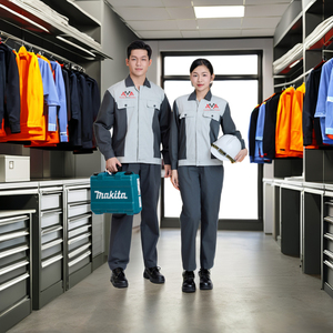 Top venta de ropa de fábrica para el trabajador eléctrico hombre traje de trabajo ropa de mujer trabajo de reparación personalizar chaqueta de seguridad-FMF fábrica - Product Image 1