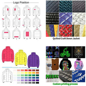 OEM Custom Trendy Mens Hooded Zipper Breathable Thick Puffer <b>Coats</b> Down Jacket Thick Warm Custom <b>Bubble</b> <b>Coat</b> - Product Image 5