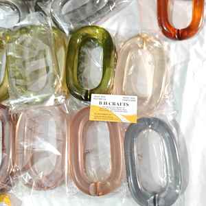 Arte Decorativo de Pared con Eslabones de Resina, Cadena de Eslabones Acrílicos Modernos, Decoración del Hogar, Eslabones de Cadena Hechos a Mano en Colores Personalizados - Product Image 4