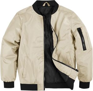 Blouson Bomber Décontracté en Satin pour Homme, 100% Coton, Imperméable, Coupe-Vent, Respirant, Brodé, Style Athlétique, En Promotion - Product Image 5
