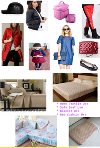 Venta al por mayor 100% poliéster microfibra tela acolchada Vietnam resistente al agua para traje forro de ropa máquina de soldadura ultrasónica - Product Image 3