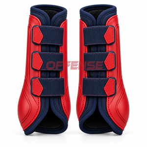 Botas de cepillado para caballos de calidad con diseño flexible, interior suave y cierre fiable para entrenamiento, competición y uso diario. - Product Image 5