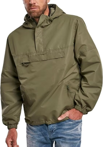 Chaqueta Cortavientos con Capucha para Hombre SANGLA SPORTS, Ligera, Ecológica, Resistente al Viento, Transpirable, Reversible, 100% Poliéster, para Exteriores - Product Image 6